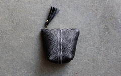 Mini LEATHER Womens Small Wallet Change Wallet Makeup Pouches FOR Women