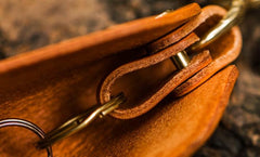 Handmade Leather Tooled Mens Cool Car Key Wallets Car Key Holder Car for Men