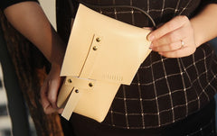 Handmade LEATHER WOMEN Cell Phone Saddle SHOULDER BAG Small Crossbody Purse FOR WOMEN