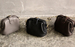 Vintage LEATHER WOMEN Mini Doctor Purse Chain SHOULDER BAG Purses FOR WOMEN
