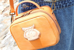 Handmade handbag purse leather crossbody bag purse shoulder bag for women - EverHandmade