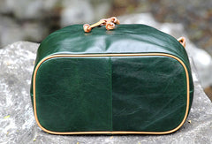 Handmade leather bucket purse crossbody bag purse shoulder bag for women