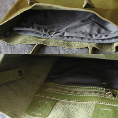 Green Womens Shopper Bag Tote Bag Purse Leather Tote Purse - Annie Jewel