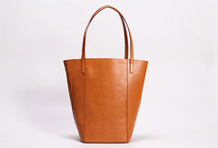 Handmade Leather Tote Purse Bucket Bag Handbag Shoulder Bag Large for Women Leather Shopper Bag - EverHandmade