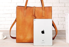 Handmade Leather Vintage Womens Tote Bag Purse Shoulder Bag for Women
