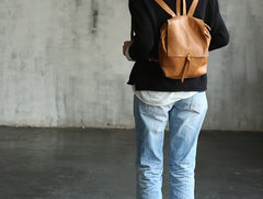 Vintage LEATHER WOMEN Backpack School Backpacks Travel Backpack FOR WOMEN