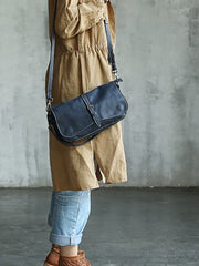Handmade WOMENs LEATHER Messenger Shoulder Bag Vintage Crossbody Purse FOR WOMEN