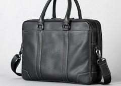 Handmade Leather Mens Cool Messenger Bag Work Bag Business Bag Briefcase Bag for men