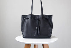 Handmade Genuine Leather Handbag Tote Bag Shopper Bag Shoulder Bag Purse For Women - EverHandmade