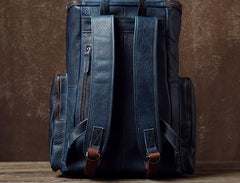 Cool Leather Mens Backpack Travel Backpack School Backpacks for Men