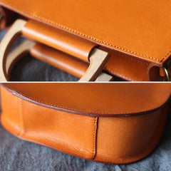 Circle Handle Bag Wooden Round Shaped Purses - Annie Jewel