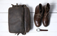 Cool Leather Vintage Mens Messenger Bags Small Shoulder Bags for Men