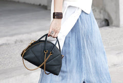 Handmade small handbag phone purse leather crossbody bag shoulder bag women