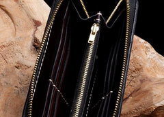 Cool Leather Tooled Carp Mens Biker Chain Wallets Long Leather Biker Wallet With Chain Wallets for Men