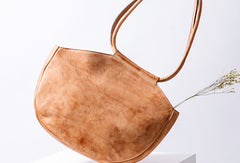 Handmade Genuine Cute Fashion Leather Handbag Bag Shoulder Bag Purse For Women - EverHandmade