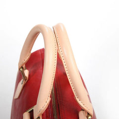 Leather Boston Handbags Purse - Annie Jewel