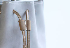 Handmade leather purse bucket phone bag shoulder bag cossbody bag purse women - EverHandmade