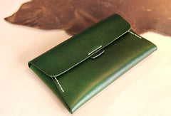 Handmade leather detachable clutch purse long wallet purse clutch women - EverHandmade