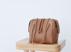 Leather Stylish Womens Handbag Work Purse Chain Shoulder Bag for Women
