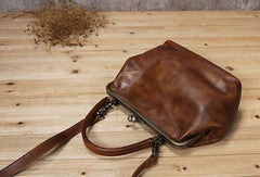 Handmade Leather handbag purse shoulder bag for women leather shopper bag - EverHandmade