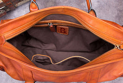 Genuine Leather Handbag Briefcase Bag Vintage Crossbody Bag Shoulder Bag Purse For Women Mens - EverHandmade
