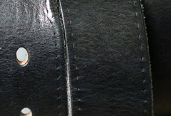 Genuine Leather Mens Leather Men Brown Black Belt for Men Cool Leather Belt - EverHandmade