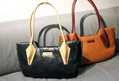 Handmade handbag purse shopper leather bag purse shoulder bag for women - EverHandmade