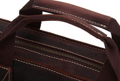 Genuine Leather Messenger Bag Briefcase Bag Cross Body Cool Chest Bag Travel Bag Hiking Bag For Men