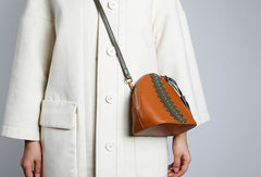 Genuine Leather Cute Crossbody Bag Shell Tassels Clutch Wallet Shoulder Bag Women Leather Purse