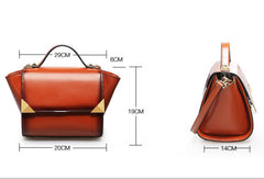 Genuine Leather crossbodybag handbag shoulder bag for women leather bag - EverHandmade