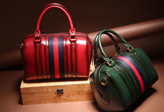 Genuine Leather handbag Boston bag shoulder bag for women leather bag