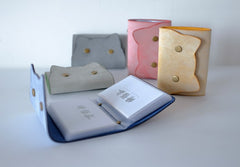 Cute Cat LEATHER Womens Small Card Wallet Leather Card Small Wallet FOR Women