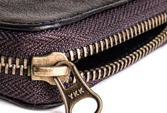 Genuine leather billfold wallet leather men billfold vintage wallet for men - EverHandmade
