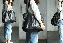 Handmade Stylish WOMENs LEATHER Large Tote Bag Tote Shoulder Purse FOR WOMEN