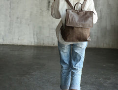 Vintage LEATHER WOMENs Backpack School Backpack Travel Backpack FOR WOMEN