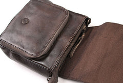 Handmade vintage purse leather crossbody bag purse shoulder bag for women - EverHandmade