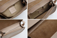 Genuine Leather Cute Crossbody Bag Saddle Bag Shoulder Bag Women Girl Fashion Leather Purse