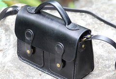 Handmade handbag satchel purse leather crossbody bag shoulder bag women