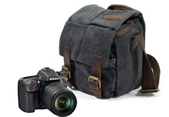Mens Small Canvas Camera Messenger Bag Side Bag Camera Shoulder Bag for Men