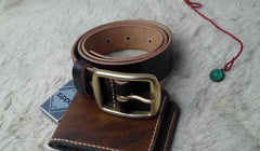 Handmade Vintage Leather Mens Belts Men Leather Belt for Men