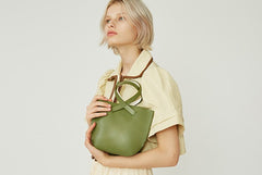 Cute Leather Green Womens Mini Chain Purse Handbag Chain Shoulder Bag for Women