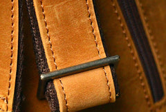 Genuine Leather Mens Chest Bag Cool Sling Bag Waist Bag Bike Bag Cycling Bag For Men - EverHandmade