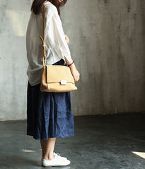 Handmade Vintage WOMENs LEATHER Shoulder Bag Messenger Bag FOR WOMEN