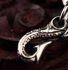 Brass silver biker trucker Skull Keychain wallet Chain for chain wallet biker wallet trucker wallet
