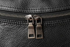 Cool Leather Mens Chest Bag Sling Bag Sling Crossbody Bag for men