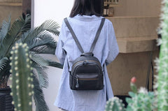 Stylish LEATHER Mini WOMEN Backpacks Purse Cute Small Backpacks FOR WOMEN