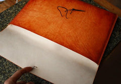 Handmade Mens Leather iPad air2 Case Leather File Case File Holder