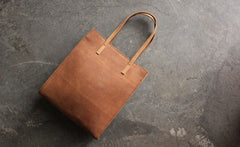 Vintage WOMENs LEATHER Tote Bag Stylish Leather Work Tote Purses FOR WOMEN
