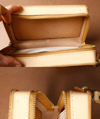 Handmade Small Leather Mens Messenger Bag BOX Shoulder Bag for Men