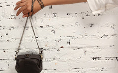 Vintage LEATHER WOMEN Mini Doctor Purse Chain SHOULDER BAG Purses FOR WOMEN